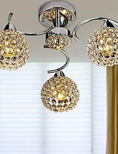 GXS LED Dome Light of Modern Crystal Absorb Dome Light Meals Chandeliers Droplight Sitting Room , white-220-240v