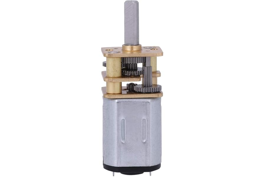 N20 DC 6V 150RPM DC Gear Motor, Speed Reduction Gear, Micro Speed Reduction Motor Mini Gear Box Motor with Metal Gearbox for RC Car Robot Model DIY Engine