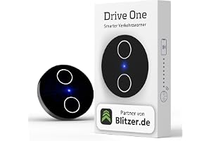Needit Drive One 2-hastighetskameradetektor [NY modell 2026] Jag varnar för hastighetskameror och faror i vägtrafik I radarde