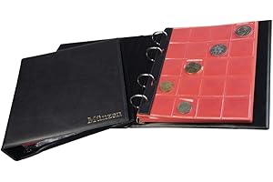 MC.Sammler Album portamonete per 200 pezzi 2 euro (nero)