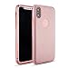 Produktbild for iPhone X Luxury Thin Painted Ultra-Thin Glitter TPU+PC Case Cover Bumper Protective Case Cover For Apple iPhone X (Rosa)