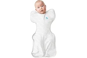 Love To Dream Swaddle UP Baby Sleeping Bag, Moderate Temp Fabric (20-24°C), Arms Up Position, Baby Essentials for Newborn, Hip-Healthy, Twin Zipper for Easy Nappy Changes, 2.2-3.8kg, Dreamer