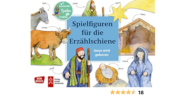 Jesus Wird Geboren Ausschneiden Spielen Erzahlen Spielfiguren Fur Die Erzahlschiene Bibel Heilige Und Vorbilder Lefin Petra Amazon De Bucher
