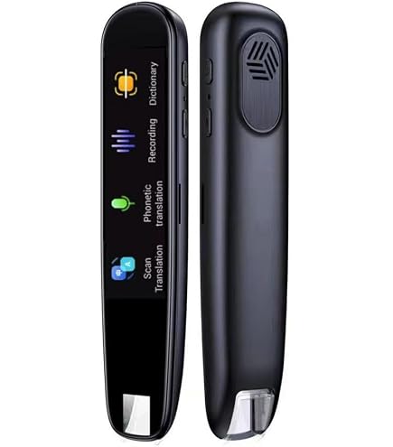 Traduttore Scanner Portatile – 142 Lingue, Schermo 3.7'', Traduzione Vocale E Testo, Per Studio E Viaggi