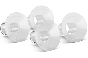 Philips Avent Bezdotykowe małe wkładki laktacyjne (15 mm i 17 mm) do elektrycznego laktatora, kompatybilne z bezdotykowymi pojemnikami na pokarm, SCF554/11