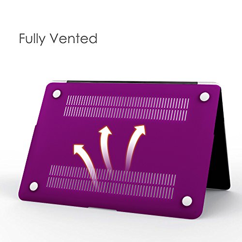 Fintie H  lle f  r MacBook Air 13 - Ultrad  nne Hochwertige Matt Gummierte Hartschale Tasche Schutzh  lle Snap Case f  r Apple MacBook Air 13 3 Zoll  