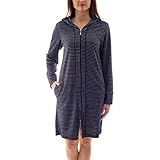 Kurzer Damen Morgenmantel mit Kapuze