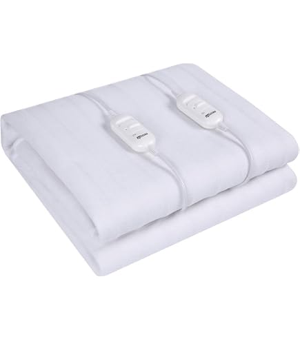 Solac CT8626 Norway - Scaldaletto elettrico 150x80cm, 60W, tecnologia Sensfort, sistema di protezione, 3 intensità, lavabile in lavatrice fino a 30ºC, spegnimento automatico 180 min, bianco
