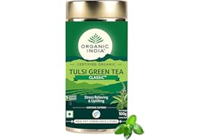 ORGANIC INDIA Tulsi Green Loose Leaf Tea 100 g