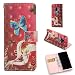 Produktbild Samsung S9 Hülle,Alfort Samsung S9 Schutzhülle, Simulations-Retro-Ledertasche Flip Wallet Lederhülle Elegant Design Premium PU Leder Hohe Qualität Tasche Case Cover Kasten Abdeckung Wallet für Samsung S9 Smartphone Funktion Standfunktion Unterstützte Telefone und Magnetverschluss ( Chaoyang Blue Butterfly )