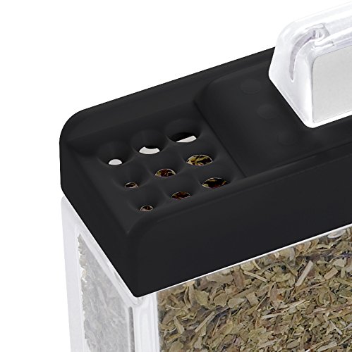 Emsa 508456 Gewürz-Kartei, 6 Gewürze, 0.075 Liter, Schwarz/Transparent, Spice Box - 3