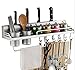 Produktbild Utensil Rack, Space Aluminium Mehrzweck Organizer Küche Regal Rack Pan Pot Rack, Gewürzregal, Löffel Kelle Aufhänger, Messerblock, Handtuchhalter ( Größe : 40CM )