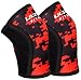 Produktbild ULTRA FITNESS 5mm Knee Support, Compression for Weightlifting, Powerlifting, Red & Black Sublimated, XL