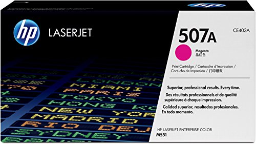 HP 507A (CE403A) Rot Original Toner für HP Laserjet Enterprise M551, Color M575, Pro 570