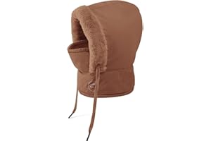 crazy bean Gorro Invierno Niños Niñas Pasamontañas Térmicos de Invierno Sombrero de Bebé con Cordón Ajustable Gorro Multifunción Bufanda Calentador de Cuello para Bebé 3-8 Años