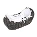 Isabella Alicia Popcorn Izzy Pod Oak Moses Basket (White)