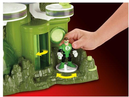Fisher Price - DC Super Friends - Imaginext - Green Lantern Planet OA - Includes Green Lantern & Kilowog Figures