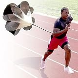 Great Value Other Fitness Exercises New Running Power Chute Speed Training Resistance Exercise Parachute Black
