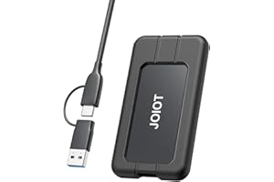 JOIOT 512GB Externe Festplatte SSD bis zu 1900MB/s USB 3.2 Gen mit Schutzhülle Stoßfestes Solid State Drive Tragbares für PS5 Xbox Serie X Speichererweiterung Laptop MacBook/Pro/Air und PS4,Schwarz