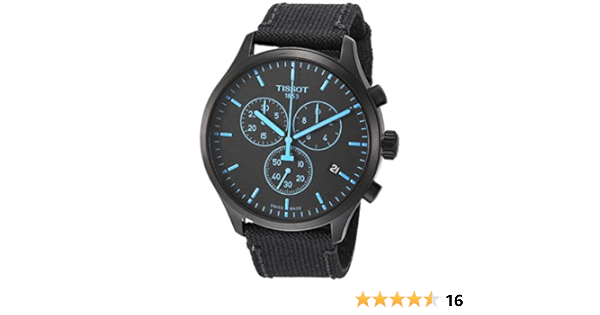Buy Tissot Men's Chrono XL Stainless Steel Swiss Quartz Sport Watch with  Nylon Strap, Black (Model: T1166173705100) Online at Low Prices in India -  Amazon.in