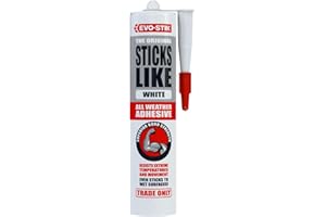 EVO-STIK Sticks Like Adhesive White - 290ml - All Weather - Extreme Temperature & Movement Resistant