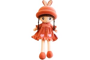 URFEDA Kawaii Muñeca de Trapo, Muñeca de Peluche Muñeca de Trapo Peluche Regalo de Niña Peluche Juguete para Niños Flor Niña Princesa Ragdoll Felpa Regalo Dulce Lindo Pareja para Dormir