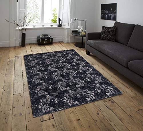 Braids Home Jacquard Weaved Premium Living Room Carpet and Area Rug -(5ft x 7 ft, Multicolor)