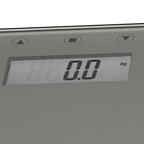 7in1 Analyse-Waage Glas Edelstahl bis 180 kg Personen-Waage Gewicht, Fettanalyse, Wasseranteil, Muskelmasse, Knochengewicht, Kalorien-Bedarf und BMI Wert - 4