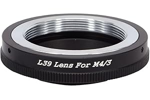 KECAY® Adaptador de Montaje de Lente Leica M39 / LTM/ L39/ 39mm a Micro 4/3 M4/3 Mount Four Thirds System Cámara, Lumix G1, G2, G3, G10, GX1, GH1, GH2, GF1, GF2, GF3, GF5, GH4, Olympus PEN OM-D, E-M5, E-M10