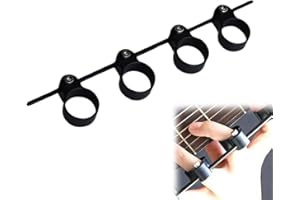 XOXVURI Ejercitador de Dedos Amplificador de Dedo Ajustable para Guitarra Accesorios de Práctica de Instrumentos extensión para dedos de guitarra, instrumento para principiantes, accesorios de ejercicio