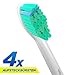 Produktbild Aufsteckbürsten für Philips Sonicare Zahnbürste, 4er Pack, Philips Sonicare Ersatzbürsten von ORAX®.