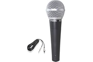 WEYMIC Nuevo micrófono micrófono dinámico Vocal micrófono Estilo clásico micrófono Instrumento de Audio micrófono con Sonido Limpio (WITH_CABLE)