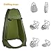 Produktbild begorey Duschzelt Popup tragbar Camping Wanderzelt Umkleidezelt Toilettenzelt 104 x 104 x 190cm Camping, Strand, Im Freien (Grün)