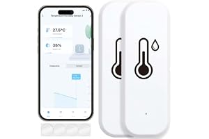 Acmerota Smart hygrometer termometer WiFi termometer hygrometer WiFi temperatur- och fuktighetssensor justerbar uppdateringsf