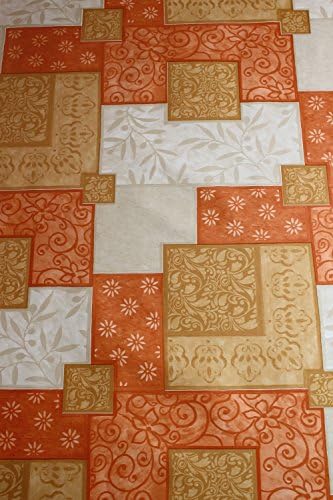 Moroccan Colors Patchwork 2, Wipe Clean Tablecloth, Oilcloth,Vinyl,PVC,140x200cm!
