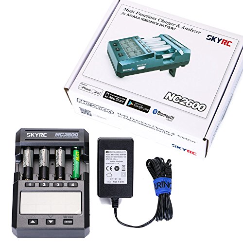 ARINO SKYRC NC2600 Batterietester AA/AAA NiMH/NiCd Batterie Analyzer Bluetooth Batterieprüfer LCD Plug Batterie Ladegerät Entladegerät mit Display für Batteriezustand App-Steuerung unter Smartphone - 7