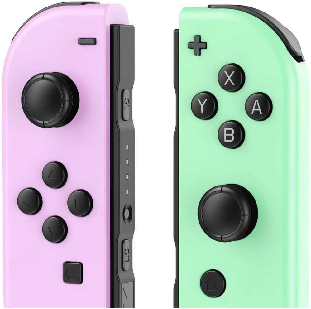 LNLBADNZ Replacement for Nintendo Switch Controller, Left and Right Switch Wireless Controllers Compatible with Switch/Lite/OLED, Support Motion Control/Wake-up/Dual Vibration (P-G)