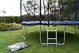 Trampolin 366 cm XXL inkl. Netz Leiter Abdeckplane Kinder Ri - 3