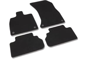 Kovvar Alfombrillas adecuadas para Audi Q5 FY/FYT 2017-2025 Versión: Sin Sistema de sujeción en Las Alfombrillas traseras | Calidad: Comfort