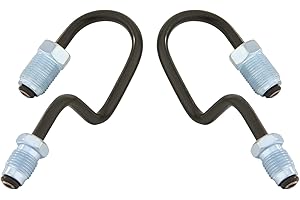 Twilight Garage Pair of Rear Brake Pipes 1K0611763E 1K0611764M Compatible with Golf Mk5 Mk6 GOLF PLUS A3 TT Touran Leon Altea