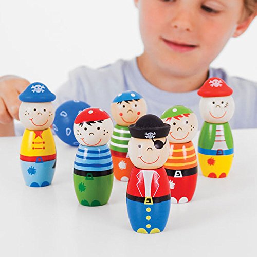 Bigjigs Toys Wooden Pirate Skittles