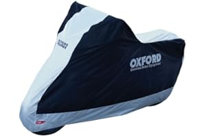 WING MIRRORS WORLD PIAGGIO VESPA PX125 Oxford Aquatex Waterproof Motorbike Silver Black Bike Cover