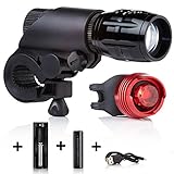 Rechargeable Bike Lights LED by Camden Gear Vivid XIII Bicycle Light