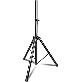 GZGDLJQ Hoparl&ouml;r Tripod standı ağır hoparl&ouml;r standı ayarlanabilir y&uuml;kseklik 35 ila 70 in&ccedil; evrensel sahne hoparl&ouml;r standları 3