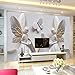 Produktbild Qhrdp Fototapete 3D Stereoscopic Relief Schmetterling Schönheit Schlafzimmer Wohnzimmer Tv Hintergrund Wand Wohnkultur Wandbild Tapete 200X140Cm