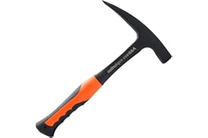 DAYTESY Geologico Martello Geologo, Martello Geologico Per Esplorazione Martello Campeggio Acciaio Al Carbonio Di Doppia Testa Martello Di Esplorazione Minerale Per Geologia All'aperto