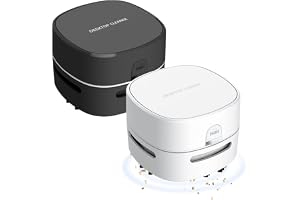 BORDEAG 2 stycken bordsdammsugare, minidammsugare, batteridriven, minibordsdammsugare, liten handdammsugare, bärbar skrivbord