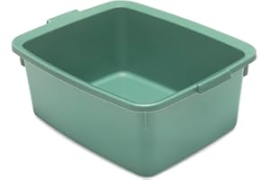 Addis, bacinella in plastica, ampia, rettangolare, plastica, Sage Green, 33 x 42 x 17 cm
