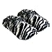 Produktbild Thermo Sox aufheizbare Hausschuhe Körnerpantoffeln Wärmeschuhe Mikrowellenschuhe Supersoft, Präzise Farbe:Zebra, Schuhgröße:36-40