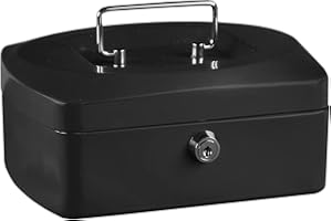 Idena 50028 - Caissette à monnaie 8", dimensions 205 x 160 x 90 mm, couleur noir, 1 pièce